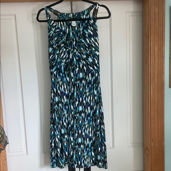 Kenneth Cole Teal and Black Dress. Size M. - Picture 1 of 8